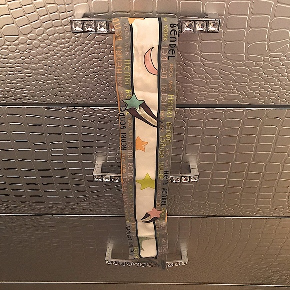 Henri Bendel Celestial Twilly Scarf 100% Silk - Picture 6 of 10